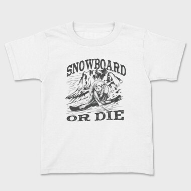 Monkey Snowboarding, Tricou Copii