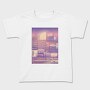 Monochromatic Vaporwave Japan City, Tricou Copii