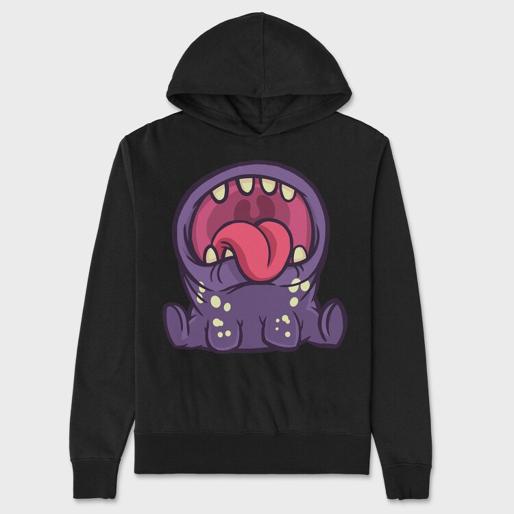Monster Open Mouth, Hanorac Oversize Barbati (Unisex)