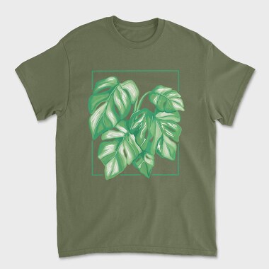 Monstera Variegata Plant, Tricou Barbati (Unisex)