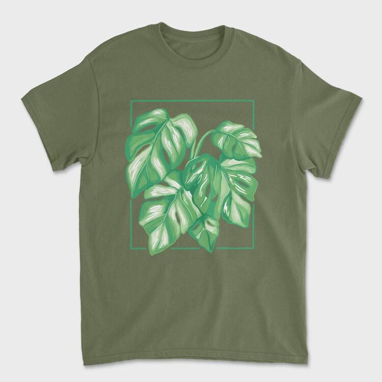 Monstera Variegata Plant, Tricou Barbati (Unisex)