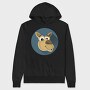 Mooch Moose Mascot, Hanorac Oversize Barbati (Unisex)
