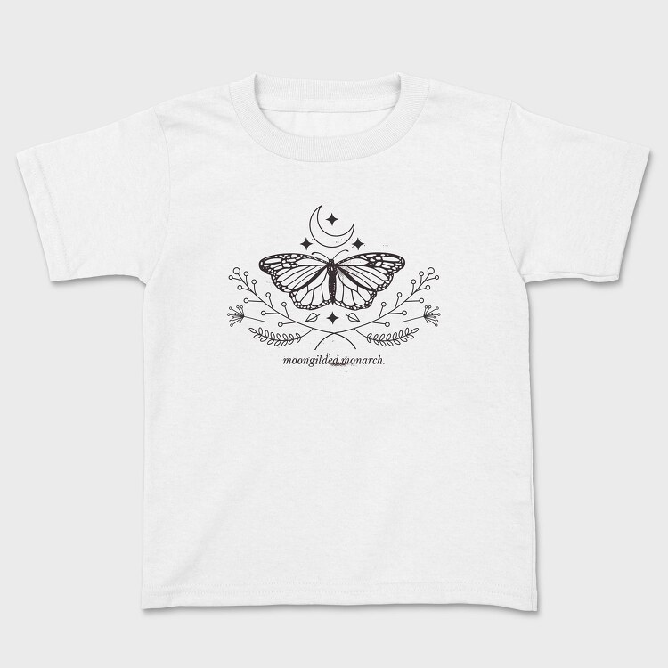 Moon Butterfly Tote, Tricou Copii