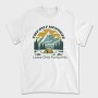Motivational Camping Quote, Tricou Barbati (Unisex)