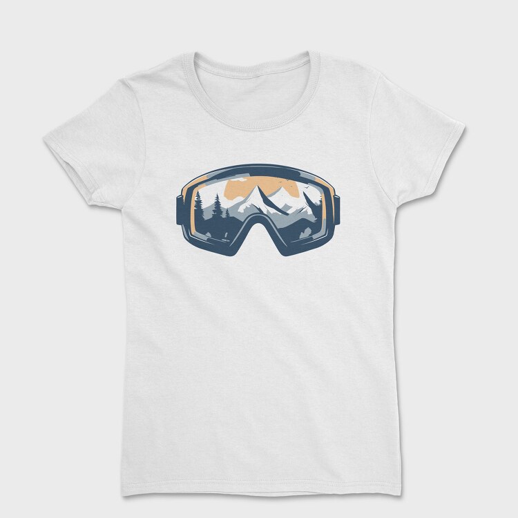 Skiing Goggles, Tricou Femei