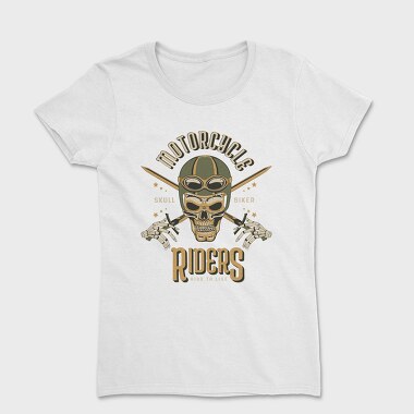 Skull Biker 04, Tricou Femei