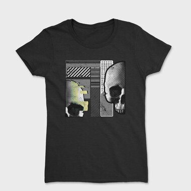 Skull Code Tote, Tricou Femei