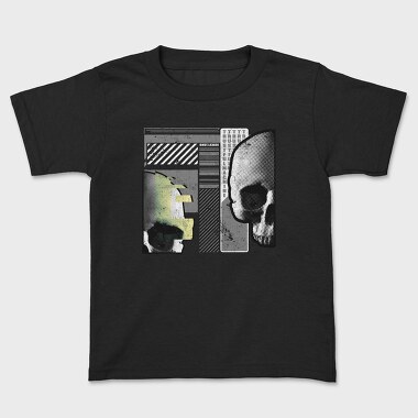 Skull Code Tote, Tricou Copii