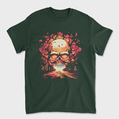 Skull Death Explosion, Tricou Barbati (Unisex)