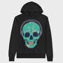 Skull Dj, Hanorac Oversize Barbati (Unisex)