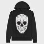 Skull Made Of Cat Animals, Hanorac Oversize Barbati (Unisex)