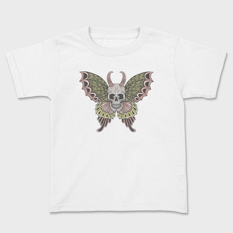 Skull Moth Wings, Tricou Copii