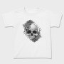Skull With Rose Flowers, Tricou Copii
