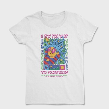 Sky Gaze Girl Maximalism, Tricou Femei