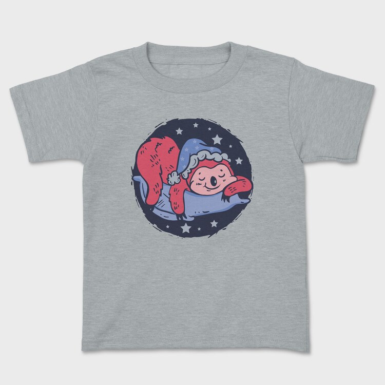 Sleeping Sloth On A Pillow Cap, Tricou Copii
