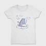 Sleepy Cute Dragon Tote, Tricou Femei