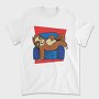 Sloth Animal In Couch, Tricou Barbati (Unisex)