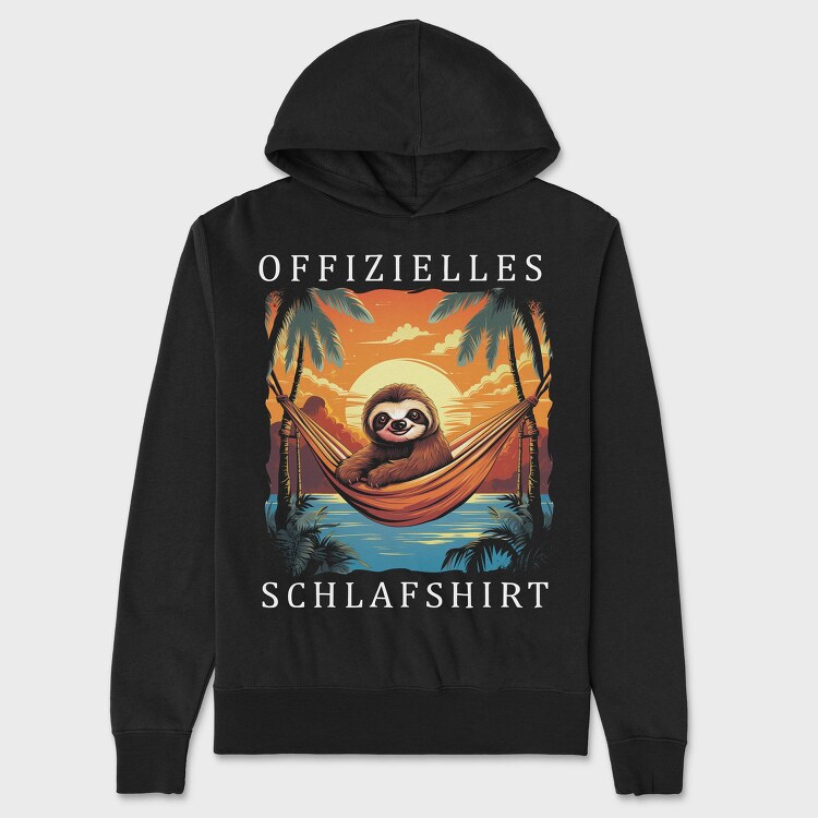 Sloth Hammock, Hanorac Oversize Barbati (Unisex)