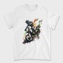 Motocross Watercolor, Tricou Barbati (Unisex)