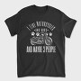 Motorcycle And Dogs Love Motorcycle Quote, Tricou Barbati (Unisex)