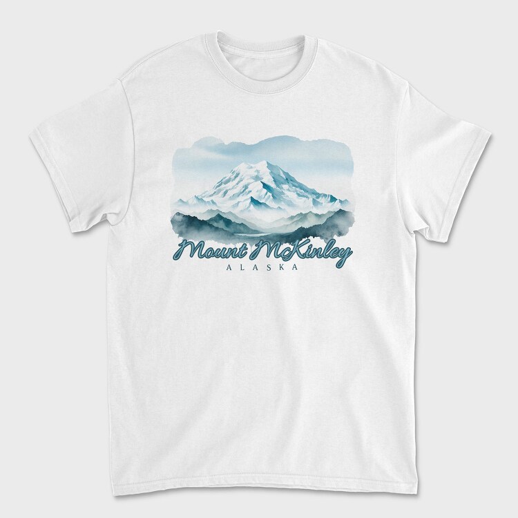 Mount Mckinley Alaska, Tricou Barbati (Unisex)