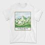 Mountain And Pine Trees Landscape Quote, Tricou Barbati (Unisex)