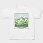 Mountain And Pine Trees Landscape Quote, Tricou Copii