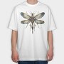 Steampunk Butterfly Wings, Tricou Oversize Barbati (Unisex)