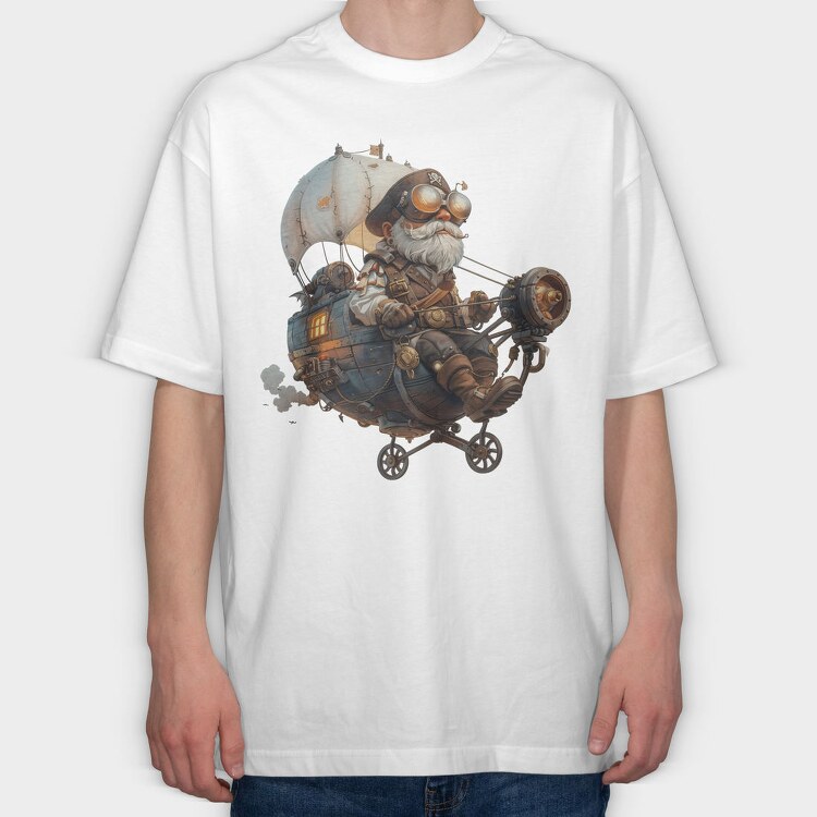 Steampunk Sailor Goggles, Tricou Oversize Barbati (Unisex)