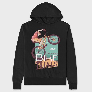 Mountain Biker Bike, Hanorac Oversize Barbati (Unisex)