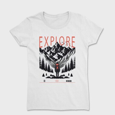 Mountain Explorer Explore, Tricou Femei