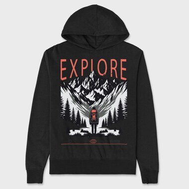Mountain Explorer Explore, Hanorac Oversize Barbati (Unisex)