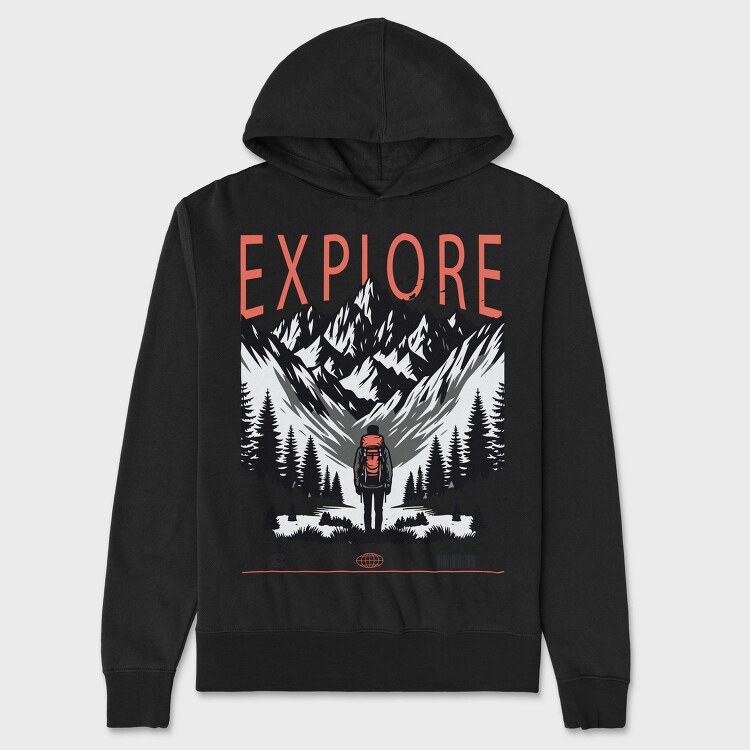 Mountain Explorer Explore, Hanorac Oversize Barbati (Unisex)