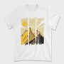 Mountain Landscape Strokes, Tricou Barbati (Unisex)