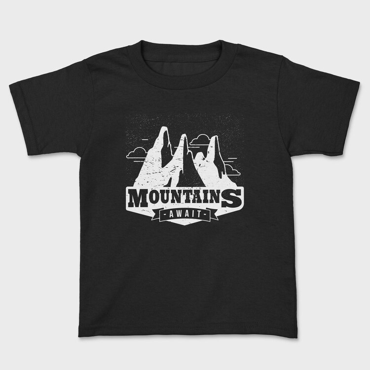 Mountains Await 05, Tricou Copii