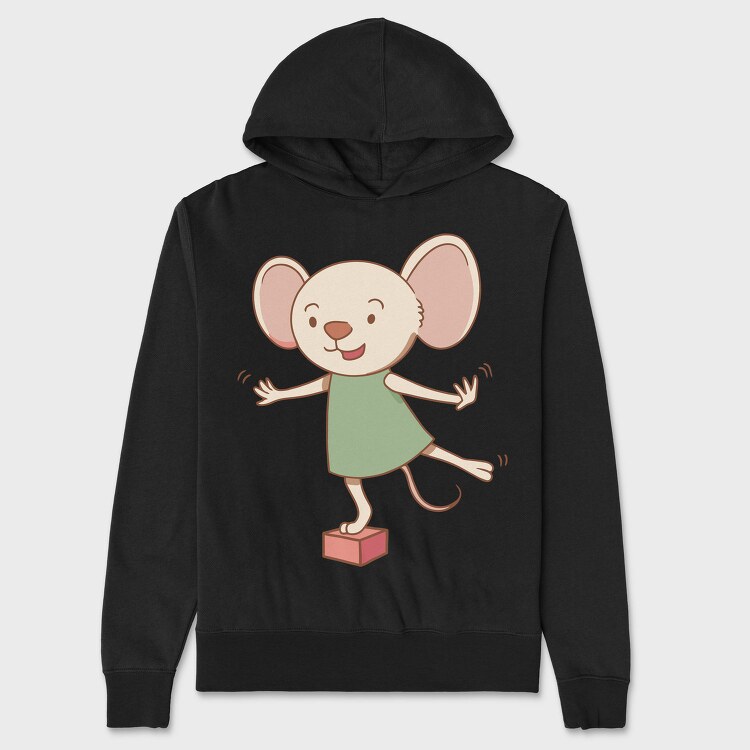 Mouse Dance Party, Hanorac Oversize Barbati (Unisex)