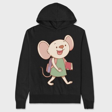 Mouse School Buddy, Hanorac Oversize Barbati (Unisex)
