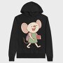 Mouse School Buddy, Hanorac Oversize Barbati (Unisex)