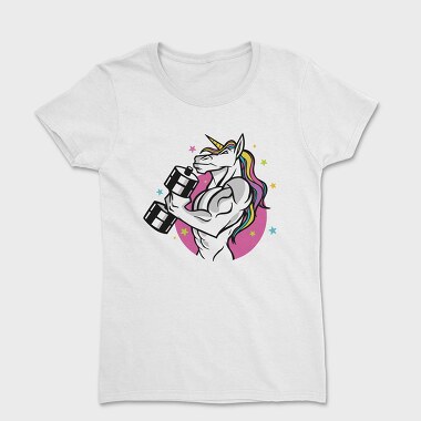 Muscular Unicorn Fit, Tricou Femei