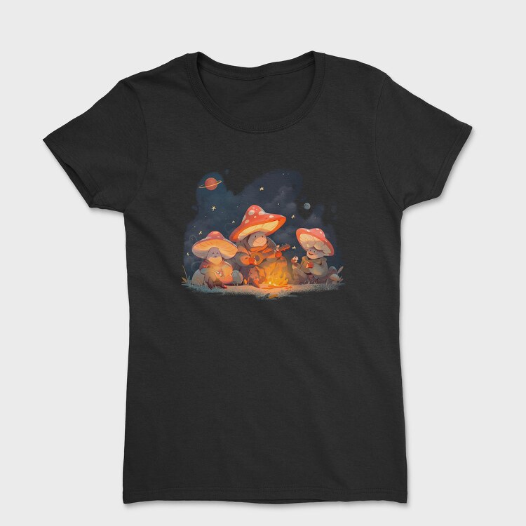 Mushroom Camping Fantasy, Tricou Femei