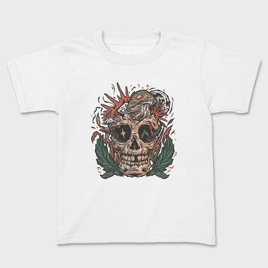 Mushroom Skull Flora, Tricou Copii