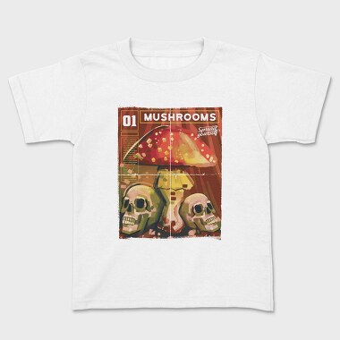 Mushrooms Magazine One Mushroom, Tricou Copii
