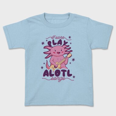 Music Axolotl Pun Alotl Songs, Tricou Copii