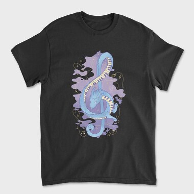 Musical Dragon, Tricou Barbati (Unisex)