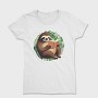Sloth Reading Book, Tricou Femei