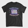 Turn The Music Up Vaporwave Radio, Tricou Barbati (Unisex)