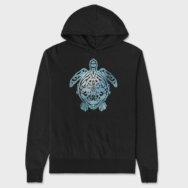 Turtle Animal Cut Out, Hanorac Oversize Barbati (Unisex)