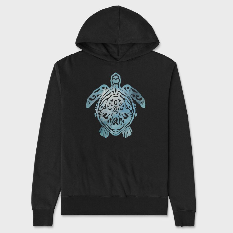 Turtle Animal Cut Out, Hanorac Oversize Barbati (Unisex)