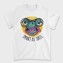 Turtle Animal With Glasses Smart Ass Hell, Tricou Barbati (Unisex)