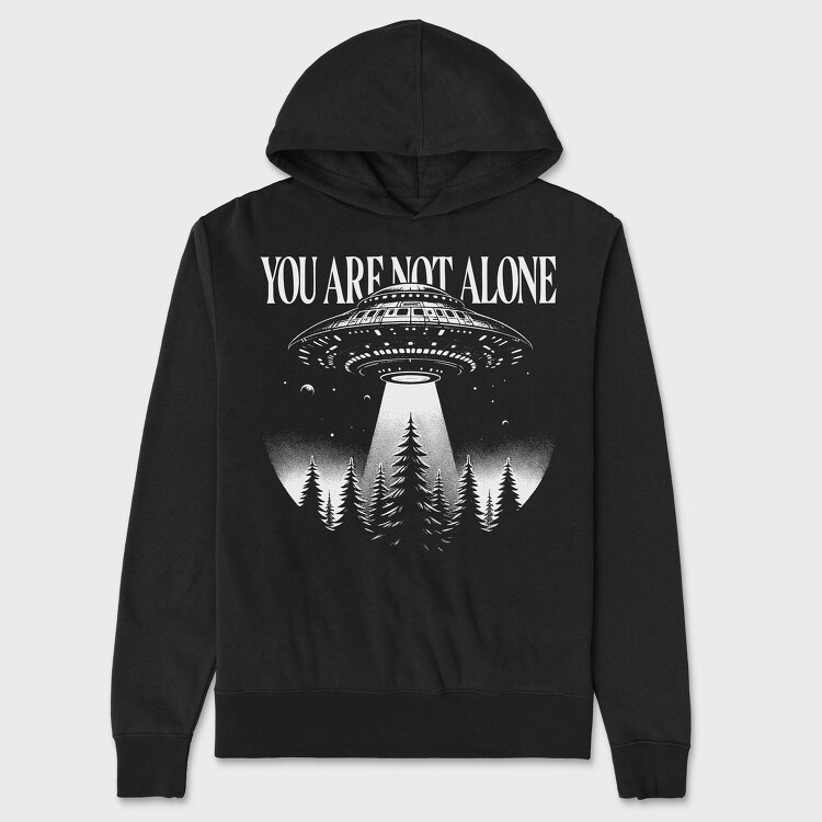 Ufo Abduction In The Forest, Hanorac Oversize Barbati (Unisex)